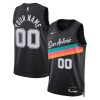 Dres San Antonio Spurs Prilagođeni Nike 2025-26 City Edition Crno Swingman
